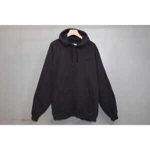 Vintage Carhartt Men's Midweight Hoodie Black Spell Out Embroided Size XL Tall